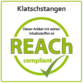 Klatschstangen - Reach Prüfsiegel für Klatschstangen